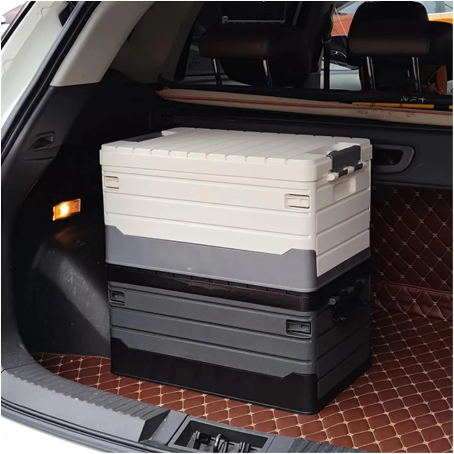 for Car Outdoor overview cling insult Camping Picnic Storage Bins(60L Consult seller) Folding Storage Box 35L Portable Large Capacity Storage Baskets 