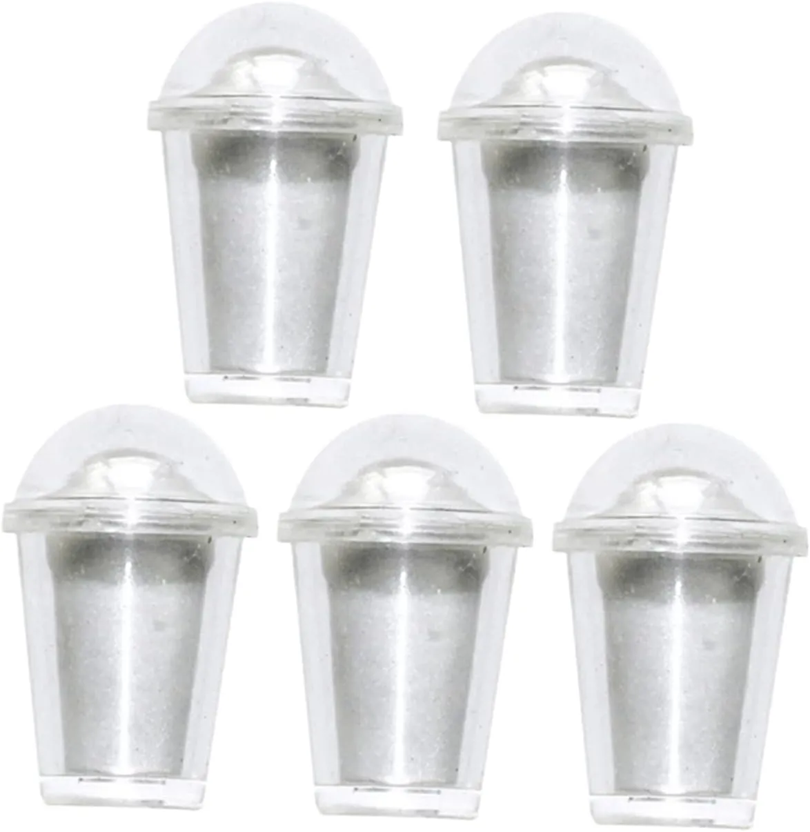 for Dollhouse Decor DIY Crafts Mini House Accessories for Creative Projects Tiny Tea Party Displays GARVALON 20 Sets Miniature Food Cups Empty Tiny Tea maze Cups 