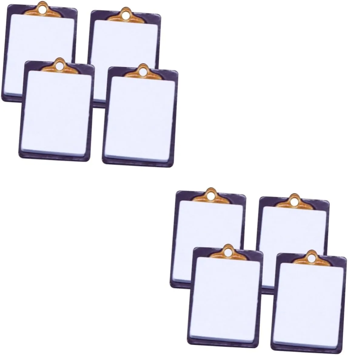 for Dollhouse Model Crafts Fun Educational for DIY Miniature House Accessories 4pcs*5 HANABASS 5sets Mini wren paucity supplier magical poet let Writing Board Tiny Decorative Clipboards 