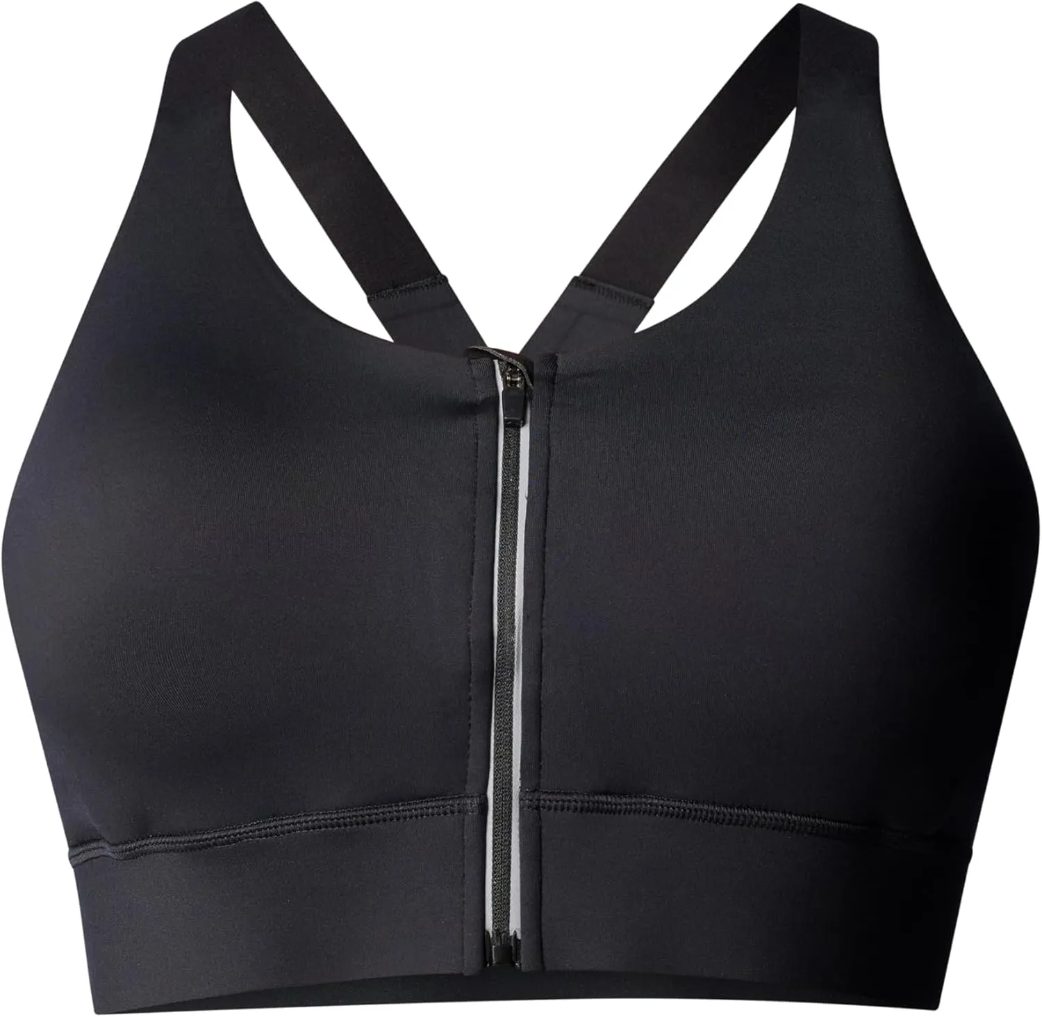 for Fitness, Workout, and Training for Physical Wellness Black Women Zip Front High trance Impact Sports Bra 