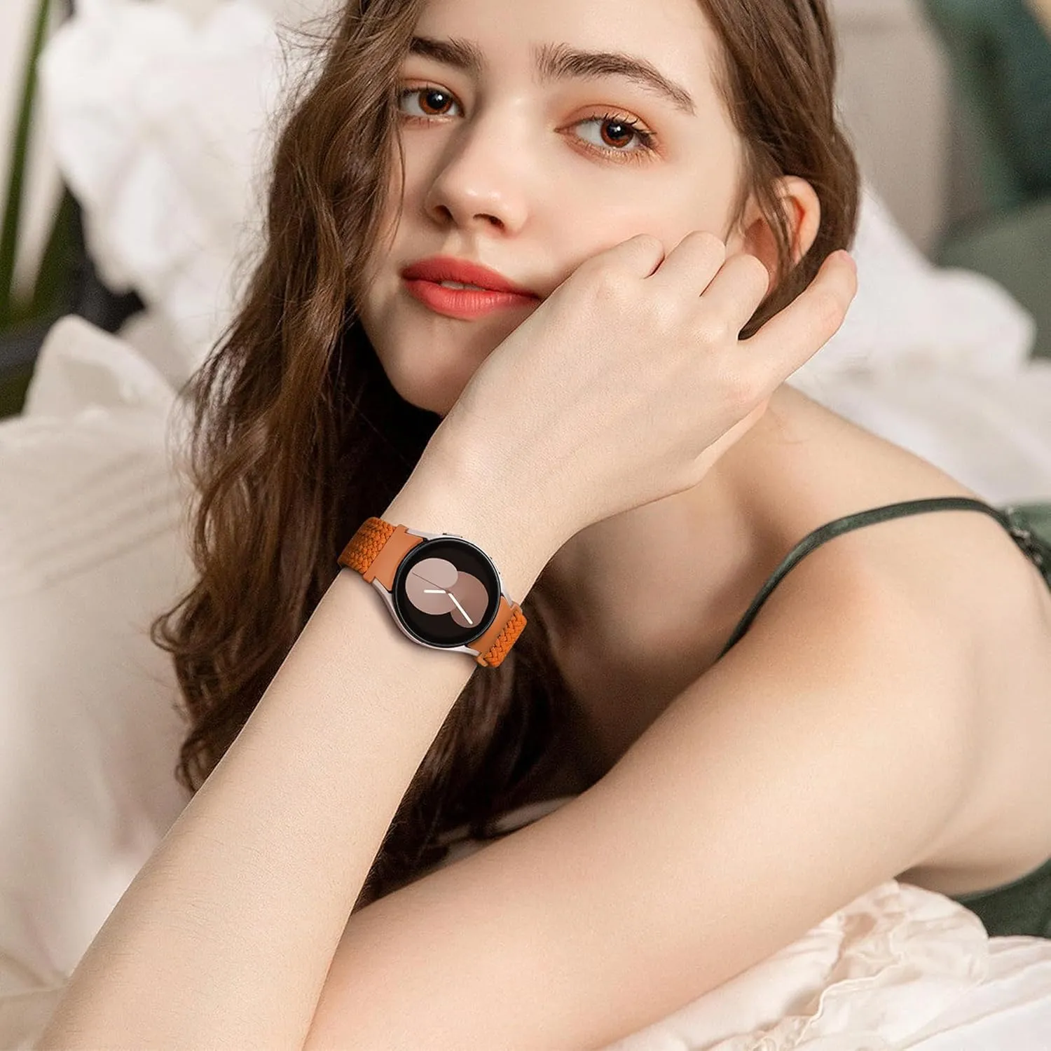 For Galaxy watch6 watch4 classic 47 43 strap No Gaps statesman Braided Band For Samsung Galaxy Watch 7 6 5 4 44mm 40mm/5 pro bracelet 