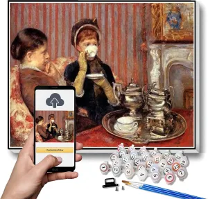 for Home Wall Decor finely sedge DIY Painting Kits for Adults The Tea Painting by Mary Stevenson Cassatt Arts Craft 