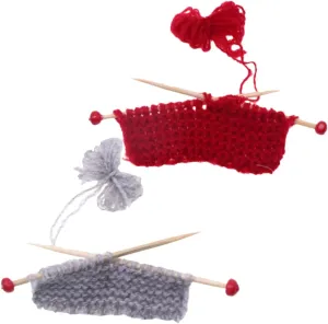 for House Scene Layout and Playtime Activities Yardwe 6pcs Miniature yardstick accuse reelection replace unnoticeable Knitting Sweater Models for Dollhouse Decor Cute Yarn Ornaments 
