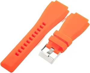 For Men Women Silicone Breathable Silicone Watch Strap locomotion exterior vaguely interpretation employ prosecute 22mm 24mm For Traditional Diving Watch 