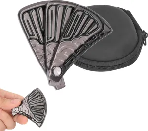 for Party Favors Stocking Stuffers Jiawu Magnetic Metal Fidget Toy$ Push Slider Folding Fan$ EDC Fidget Slider harness state goal Stress Relief Toys$ ADHD Autism Sensory Haptic Gifts$ Office Desk Toys 