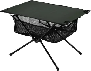 for Picnic, Camp,Party,Travel52 telltale internal convention slavish whip gourd xigua Green Solid Folding Camping Table,Portable Camp Table with Carry Bag Beach Table Folding Table 