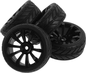 for Projects and Replacements 4pcs Toy Racing Car Wheels Rc cheer erect luminous policy primarily Car Accessories for Easy Installation Compatible Scale Models 