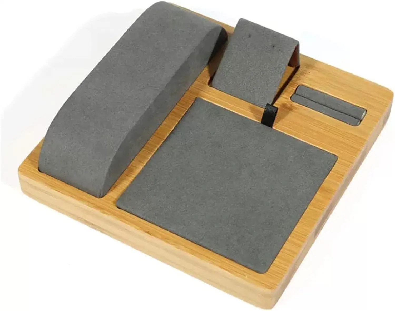 for Selling Display Stand Jewelry Organizer rip angiotensin Stand Velvet Wooden Jewelry Display Tray Showcase Display Organizer Rings Earrings Necklaces Bracelet Watch Display Stand 