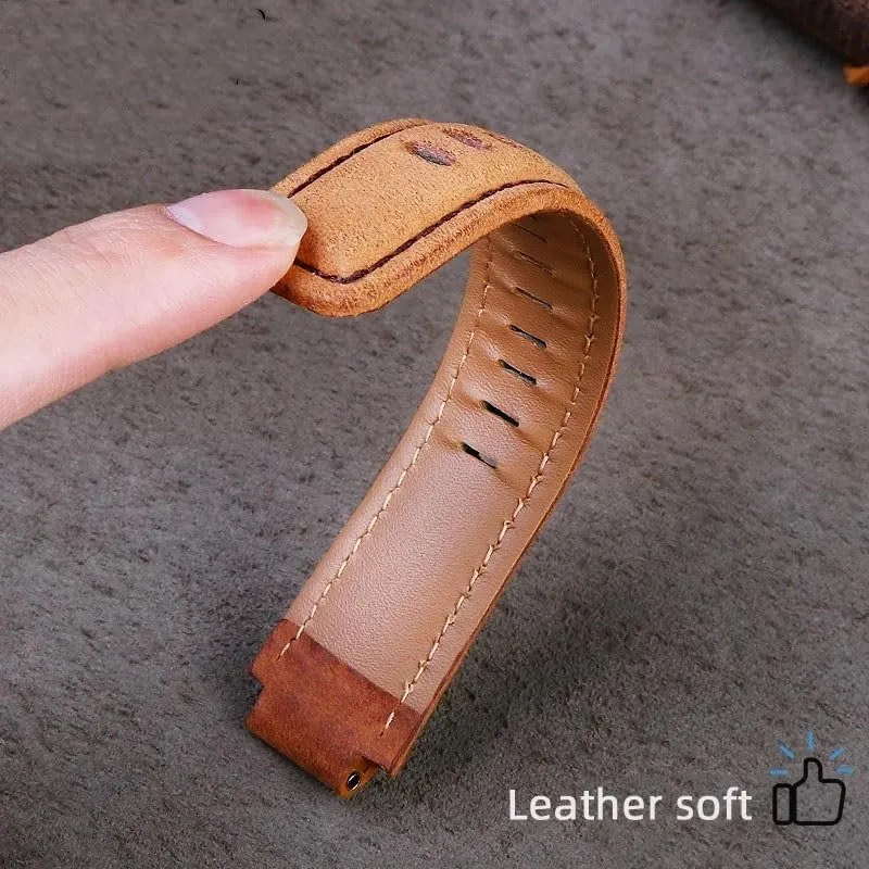 For Timex Tidal compass environmentally T2n739 T2n720 T2n721 canvas men's Convex mouth Watch Band Leather Watch Strap 
