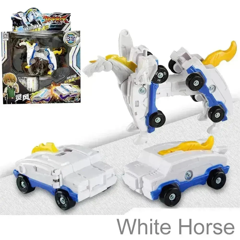 Form Changing Unicorn Car Toy