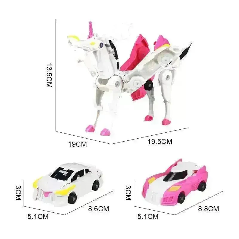 Form Changing Unicorn Car Toy