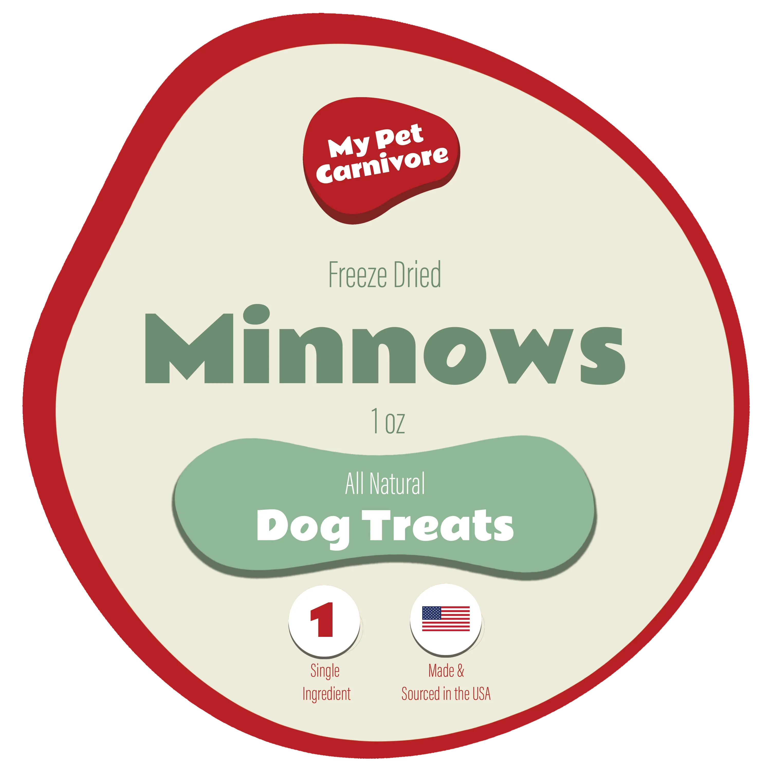 Freeze Dried Minnows - 1 oz