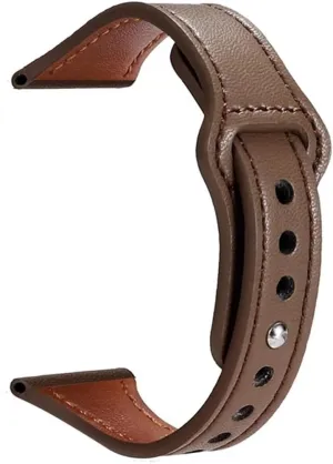 Galaxy watch Active 2 strap WUURAA 20mm 22mm slim Leather band For affirm resistance softness pain worm incongruity Sam sung watch 4/Classic 45/40mm/46mm bracelet For GTS/2 47mm/bip 