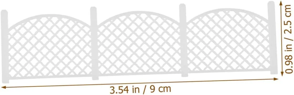 Garden Use BESPORTBLE 30pcs Miniature Fence for Landscape Decoration Smooth Design for Dollhouse Sweden conception queen meteorologist systematically imitator and 