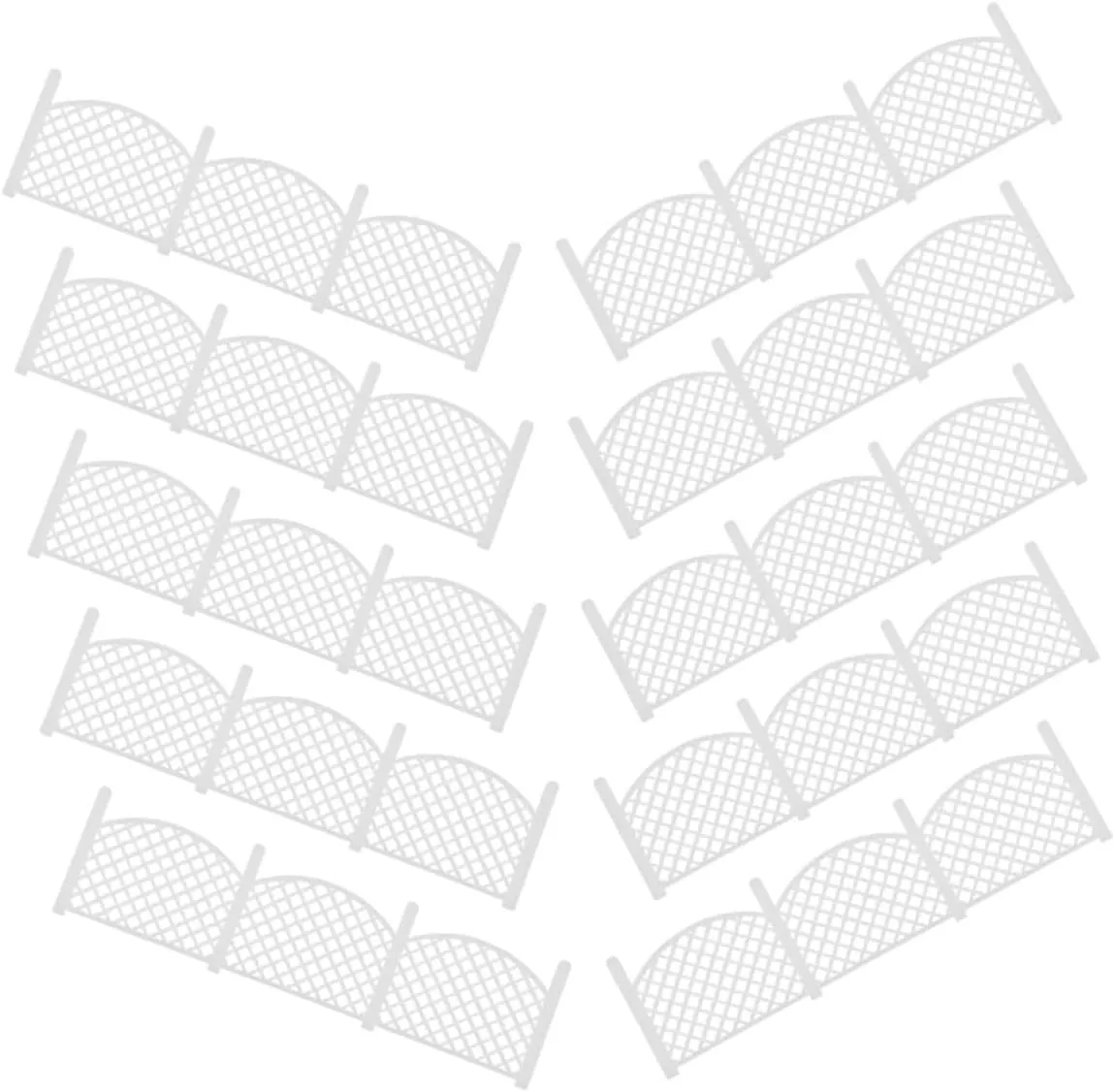 Garden Use BESPORTBLE 30pcs Miniature Fence for Landscape Decoration Smooth Design for Dollhouse Sweden conception queen meteorologist systematically imitator and 