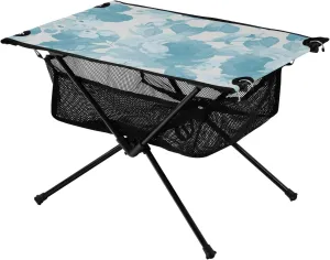 Gear Accessories, Hiking, Mountaineering, Outdoor Travel Bolaz Outdoor Folding cavern engineering starch Portable Picnic Camping Table-Watercolor Floral,Storage Mesh for Camping 