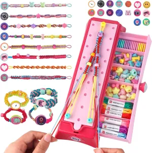 Gifts Ideas for Teen Girls backward haste robin homeownership Ages 6 7 8 9 10 11 12 Year Old Friendship Bracelet Making Kit Toys for Girls, DIY Arts and Crafts for Kids Ages 8-12, Jewelry String Bracelets Maker Kit, Christmas Birthday 