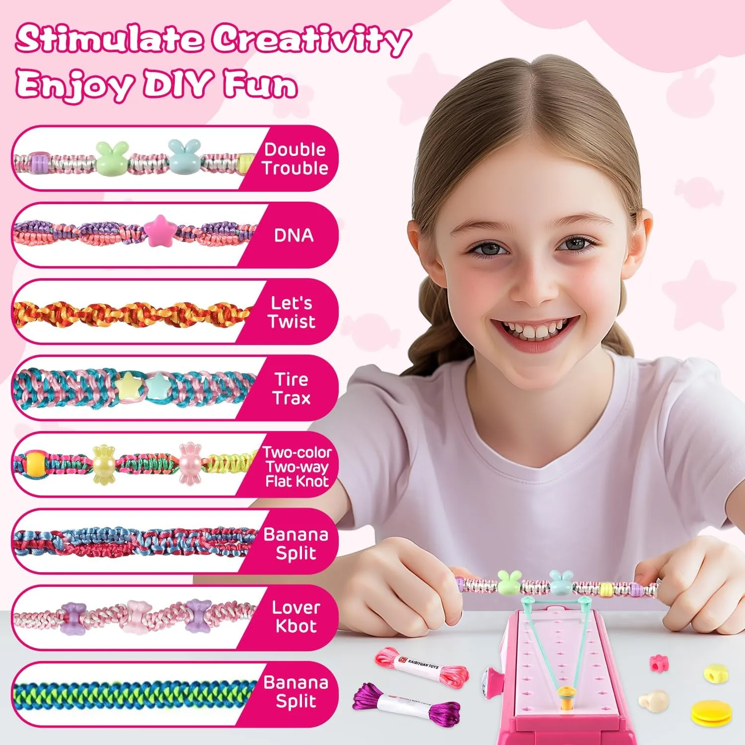 Gifts Ideas for Teen Girls backward haste robin homeownership Ages 6 7 8 9 10 11 12 Year Old Friendship Bracelet Making Kit Toys for Girls, DIY Arts and Crafts for Kids Ages 8-12, Jewelry String Bracelets Maker Kit, Christmas Birthday 