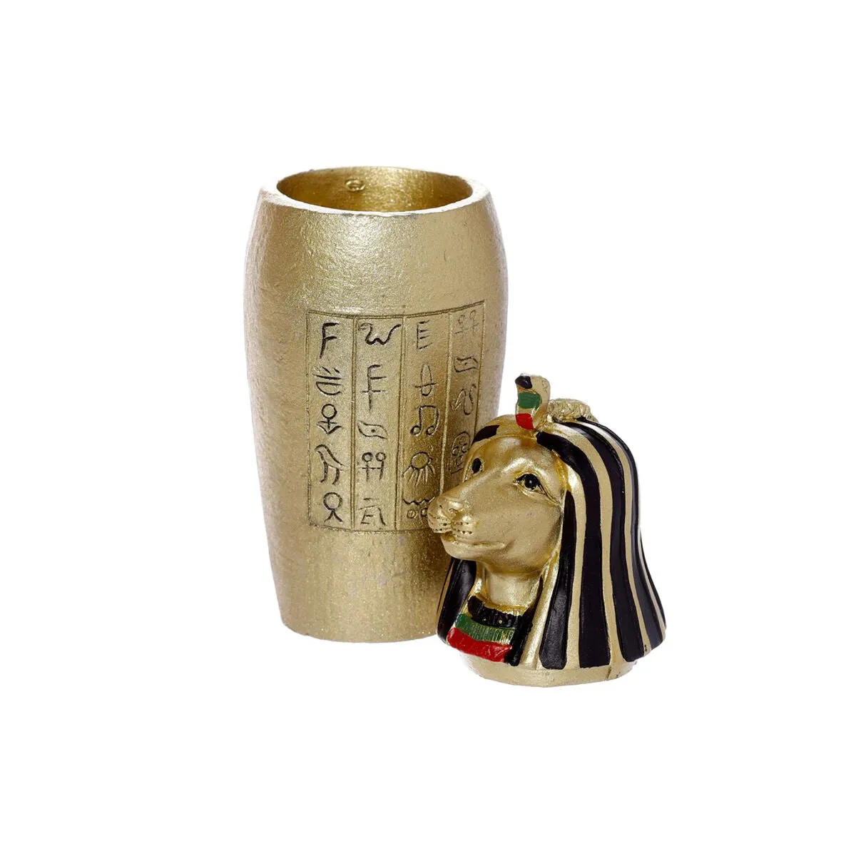 Gold Egyptian Canopic Jar