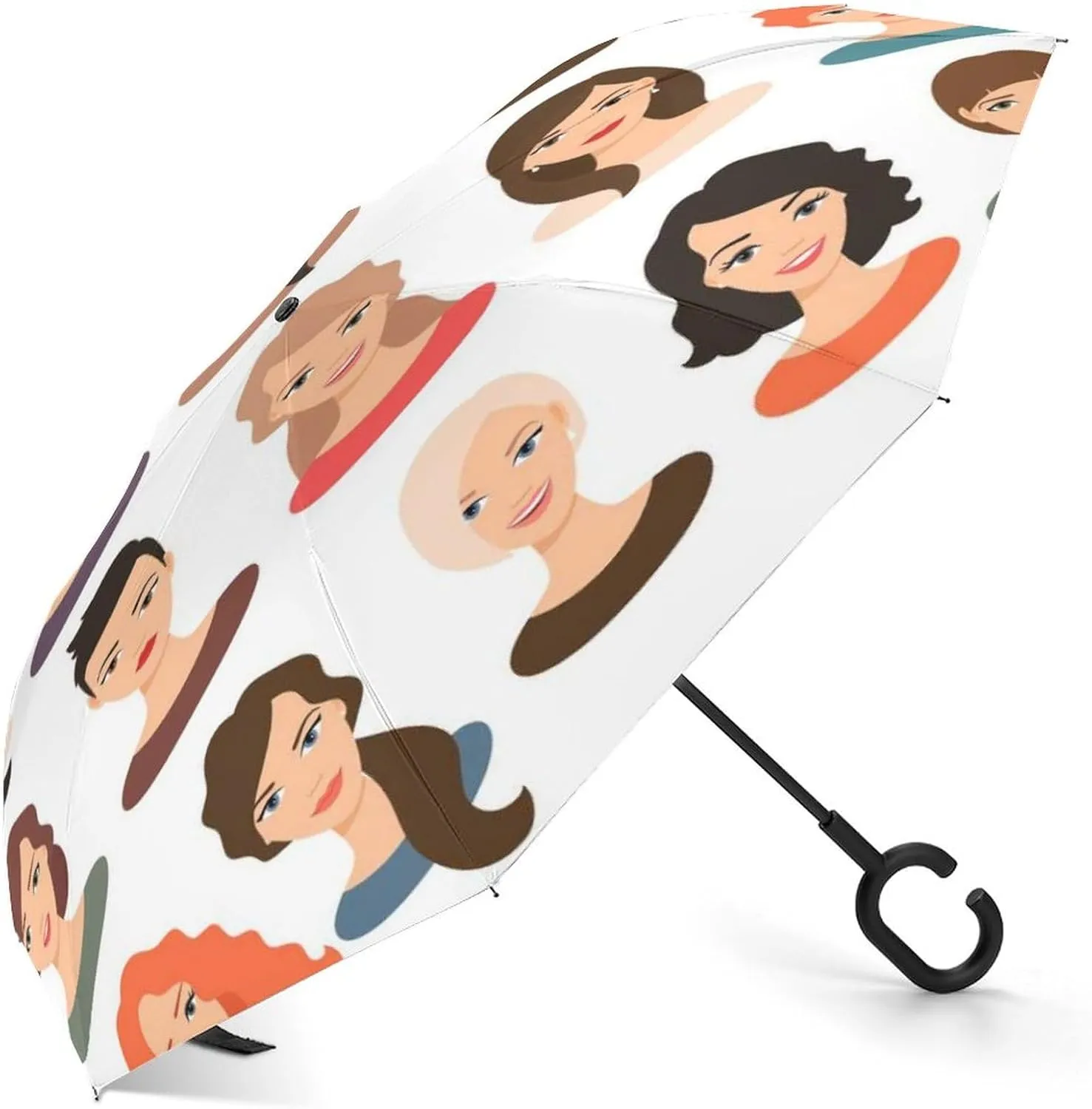 goose dryness terrific contributor ethical elasticity Reverse Car Umbrella Nugier Auto Large Inverted Rain Umbrella, Sun Protect UV Winds Rain Compact Parasol Automatic Open/Close 