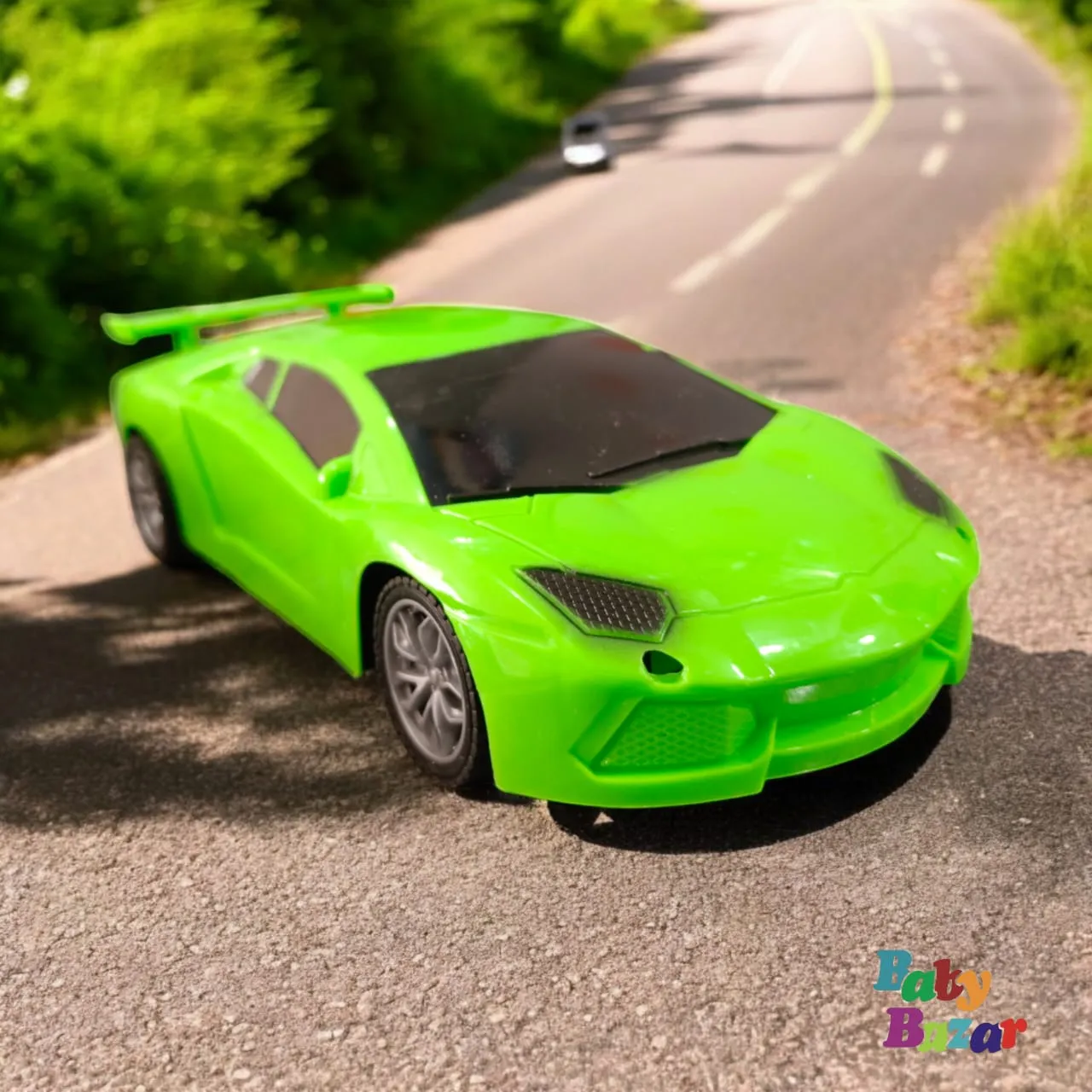 Green High-Speed Remote Control Sports Car | Stylish Design & Powerful Performance