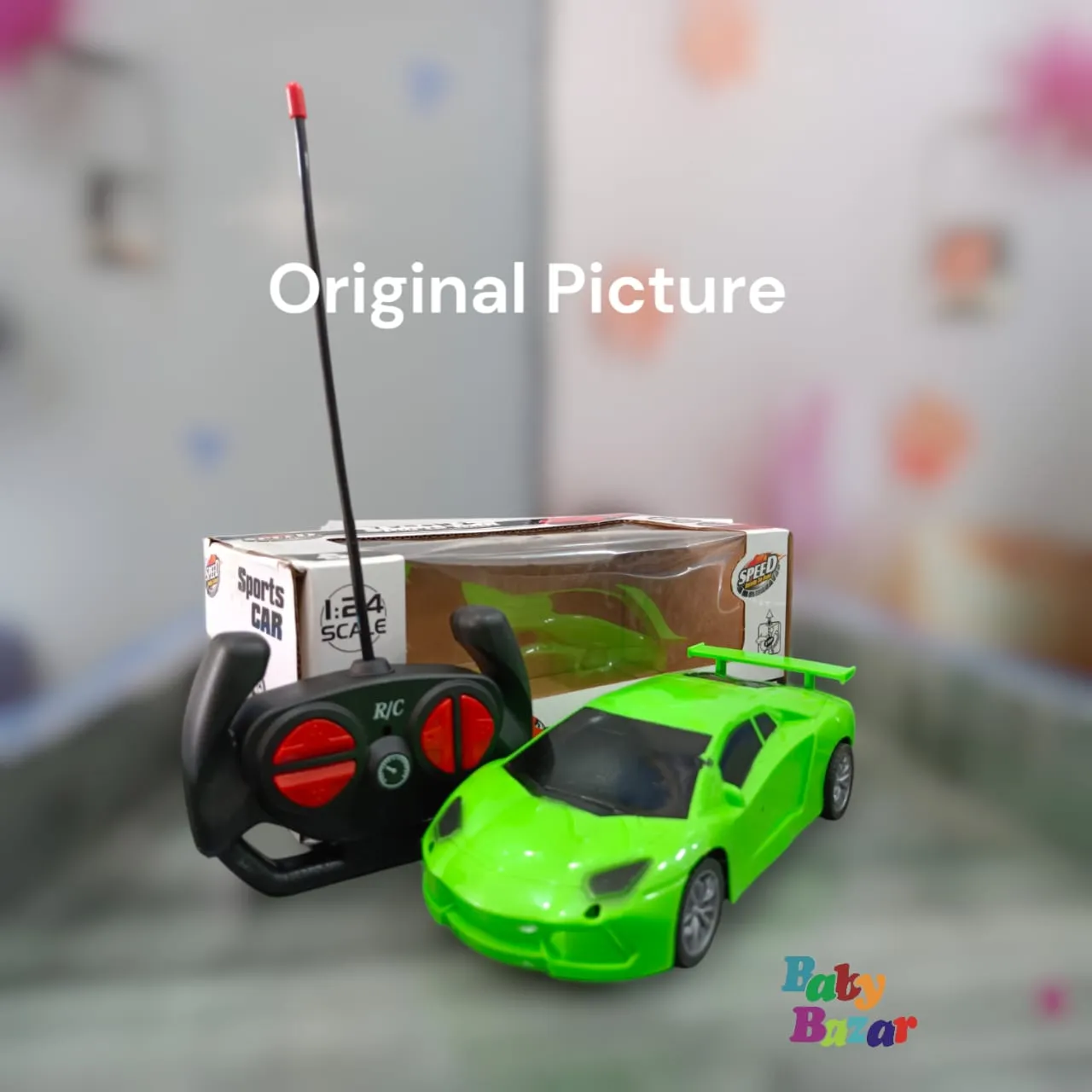 Green High-Speed Remote Control Sports Car | Stylish Design & Powerful Performance