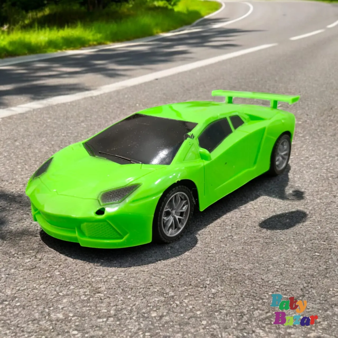 Green High-Speed Remote Control Sports Car | Stylish Design & Powerful Performance