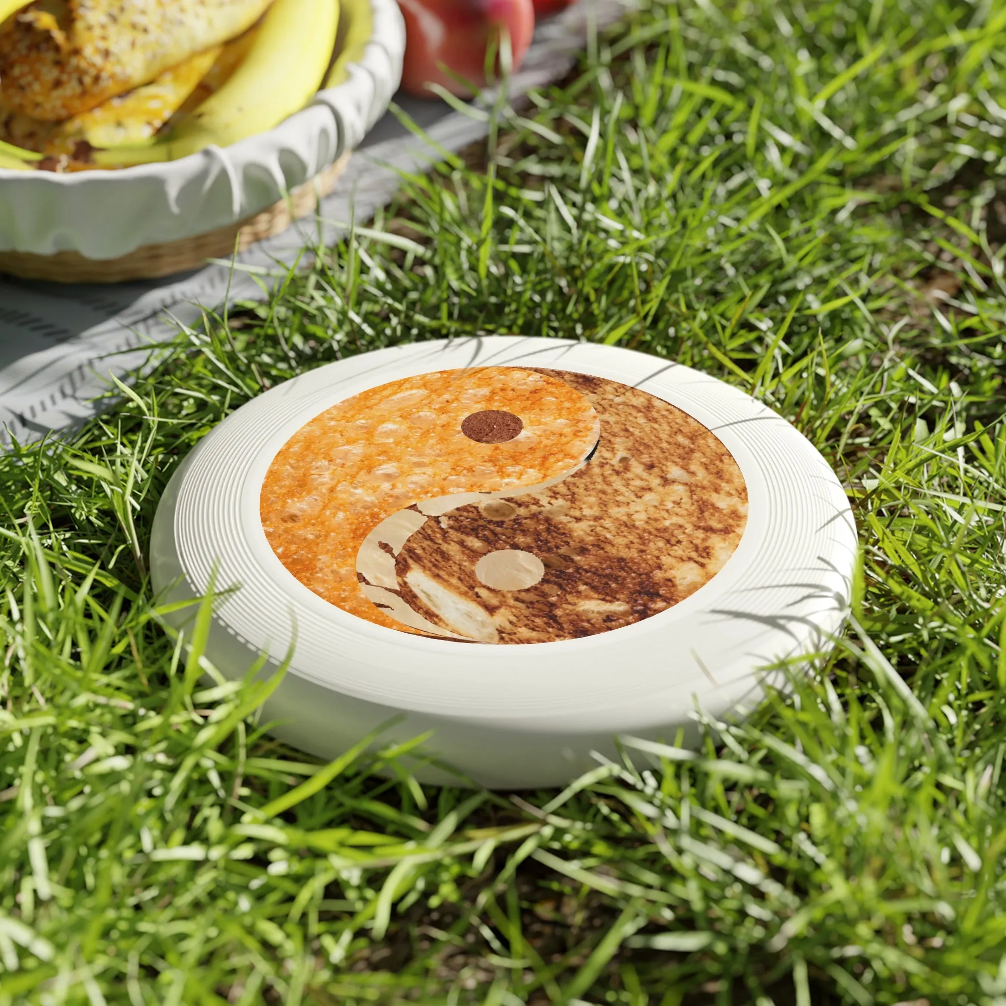 Grilled Cheese YinYang Wham-O Frisbee