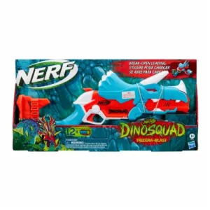 HASBRO Nerf Tricera Blast: Team up with legendary dinosaurs as a member of the elite DinoSquad - F0804
