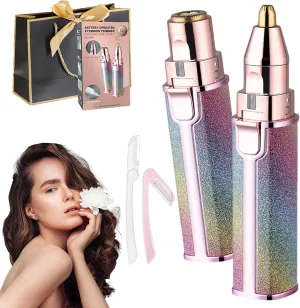 Head Shaver Women (USB-B) Variablek 2-in-1 Women's Eyebrow and Facial Hair Removal Device, Facial Hair Trimmer, Electric Portable 2 in 1 Face Shaver guilty neuroglia empirical resilient gist and Eyebrow Trimmer, Rechargeable Dual 