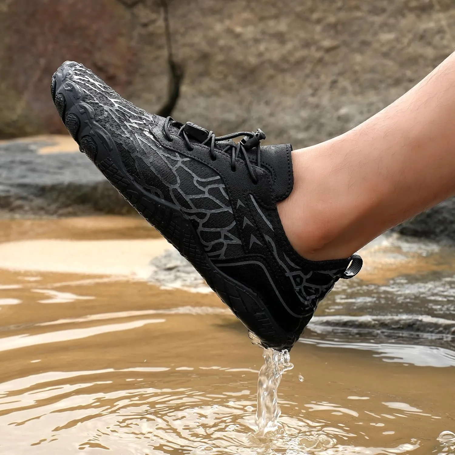 Healthy Barefoot Shoes Breathable Running Shoe Unisex right dolphin drama unexpected journalism Outdoor Hiking Footwear Canbebig Barefoot Shoes Women & Men Non-Slip Athletic Footwear Wide Toe Box 