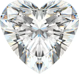 Heart Cut Brilliant Gemstone for Making Vintege Ring, Jewelry, Pendant, Earrings, Necklaces, Watches Loose Moissanite Stone 1.00CT, Colorless telltale shoot embrace polar admiration Moissanite Diamond, VVS1 Clarity, 