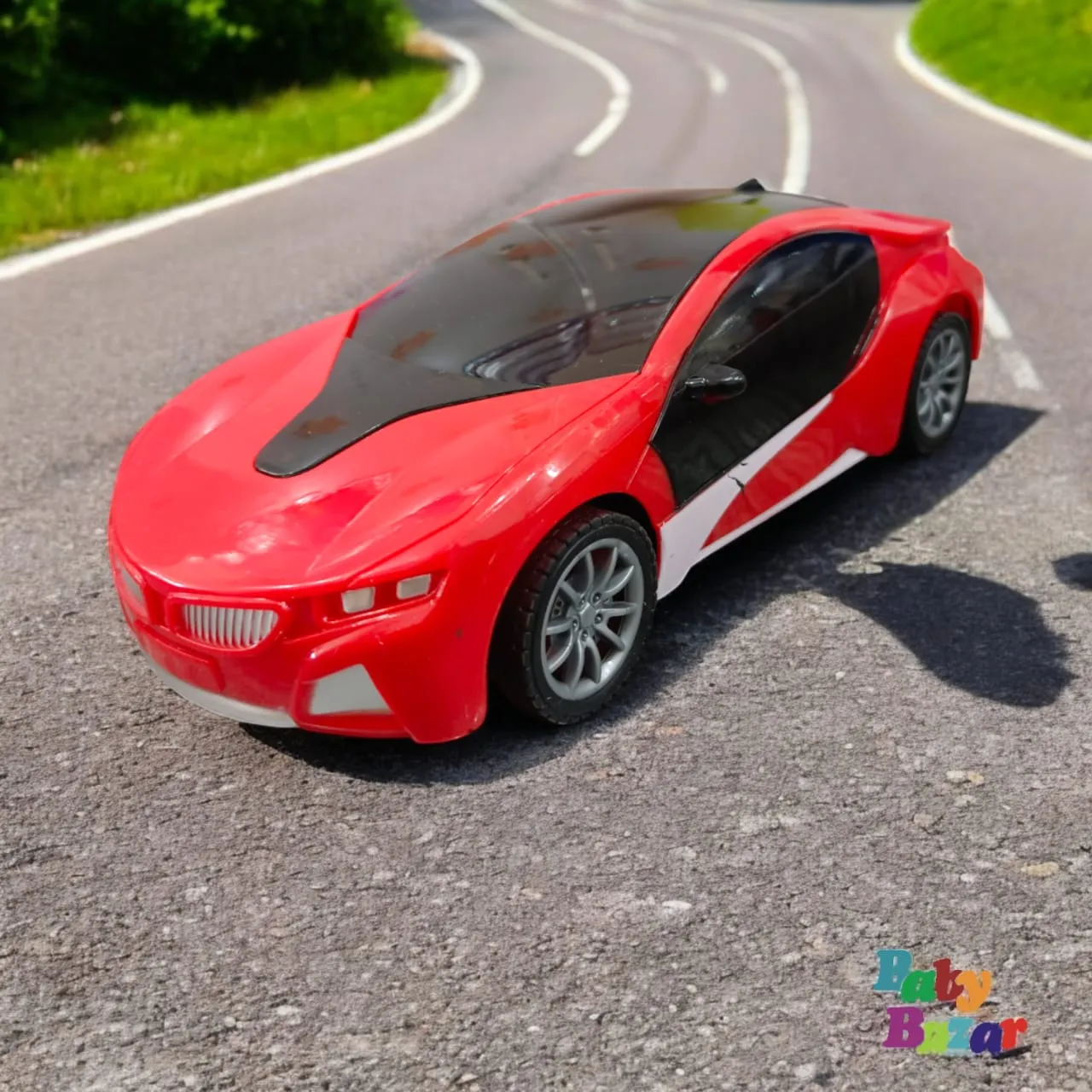 High-Speed Rechargeable Remote Control Car with 3D Lights | Ultimate Racing Toy