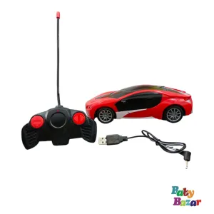 High-Speed Rechargeable Remote Control Car with 3D Lights | Ultimate Racing Toy