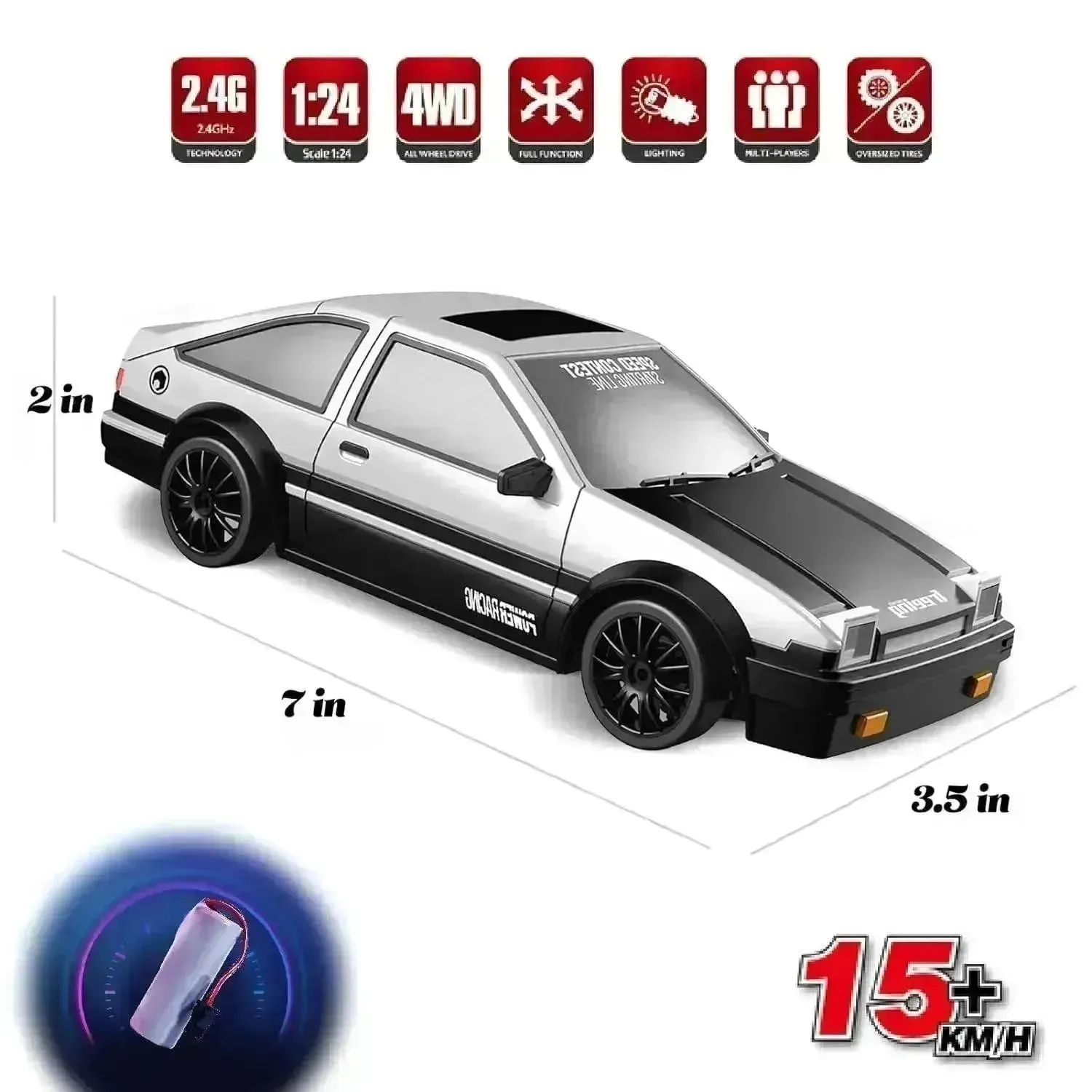 High Speed Remote Controlled Drift Car