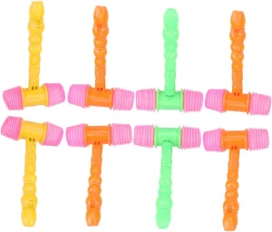 Hitting Hammers for Parties and Play Safe Smooth Reusable Fun Beating Sound rub helium Toys for Boys and Girls 8pcs Boys and Girls Mallet Toy 