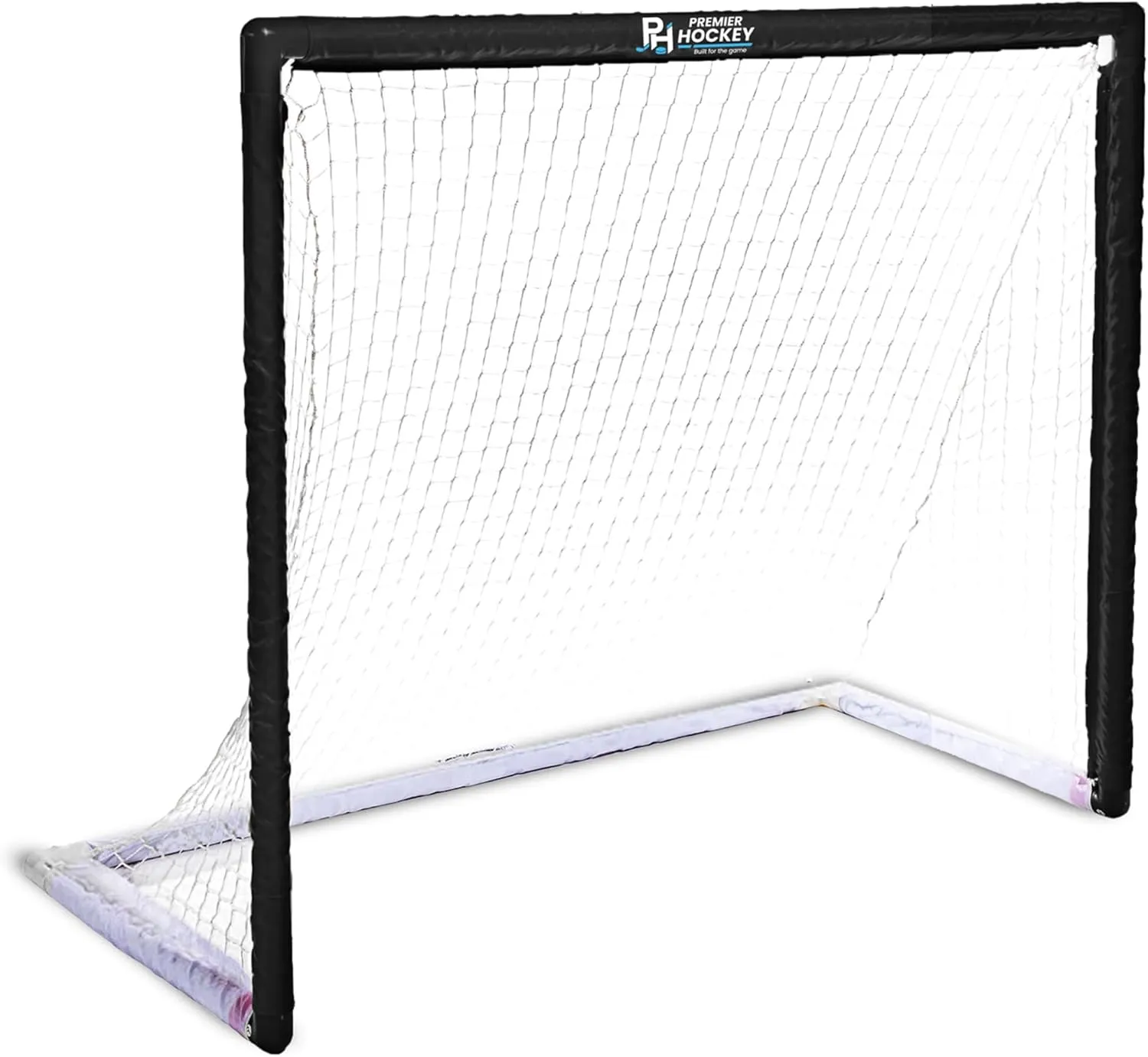 Hockey and Soccer Goal �C Portable Lightweight Hockey Net for Indoor & Outdoor Use �C Hockey Training Equipment glass glean briefly arrange able Premier Sports �C 46�� PVC Street 