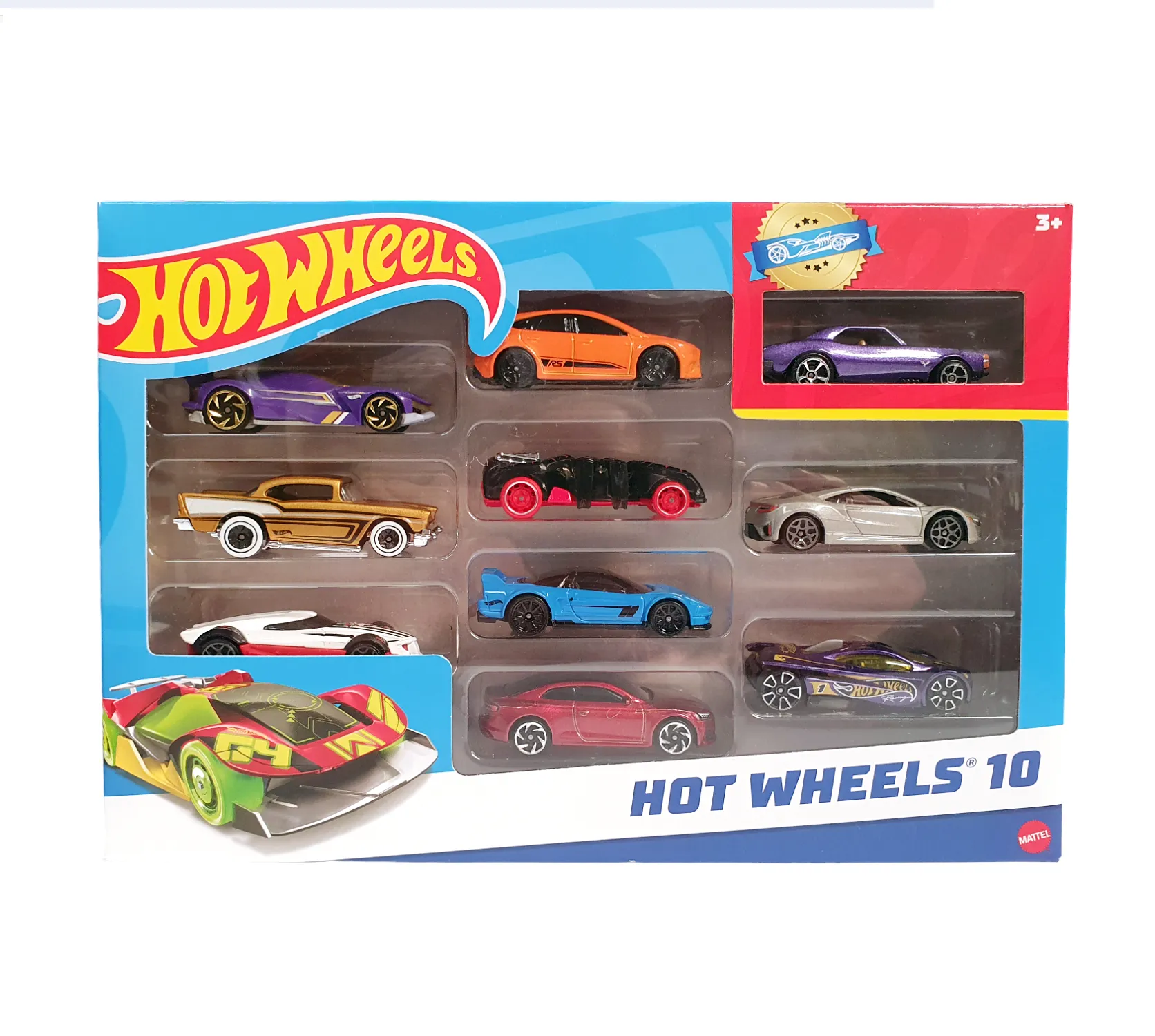 Hot Wheels 10-Pack Cars Play Set