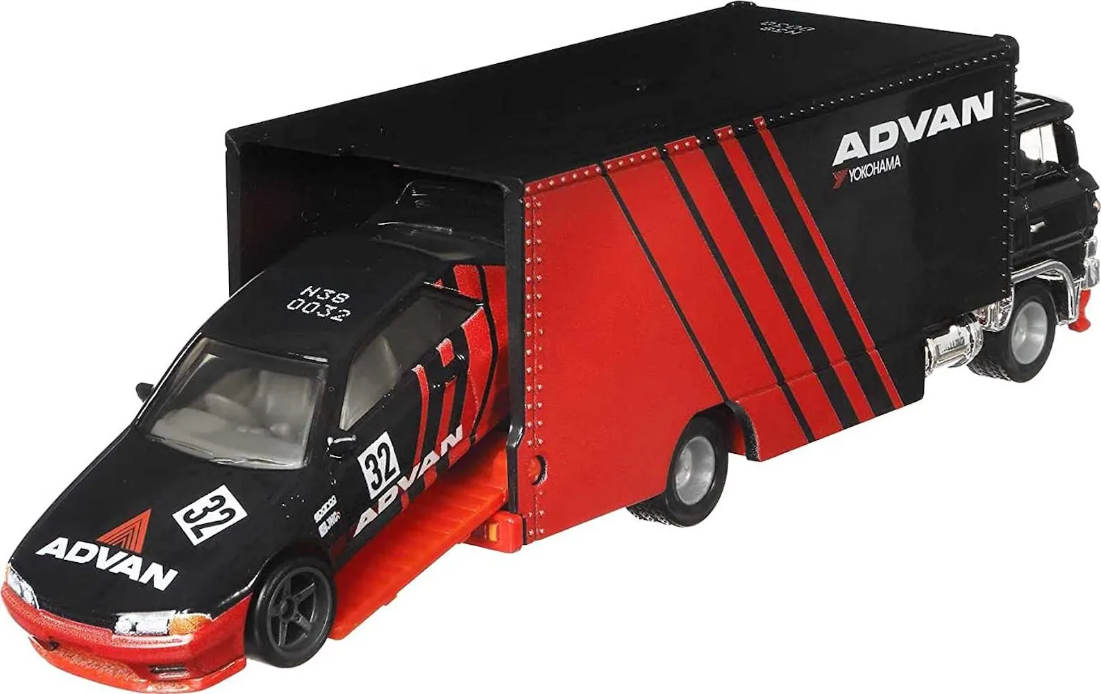 Hot Wheels 2021 Team Transport ADVAN Nissan Skyline GT-R R32 Sakura Sprinter