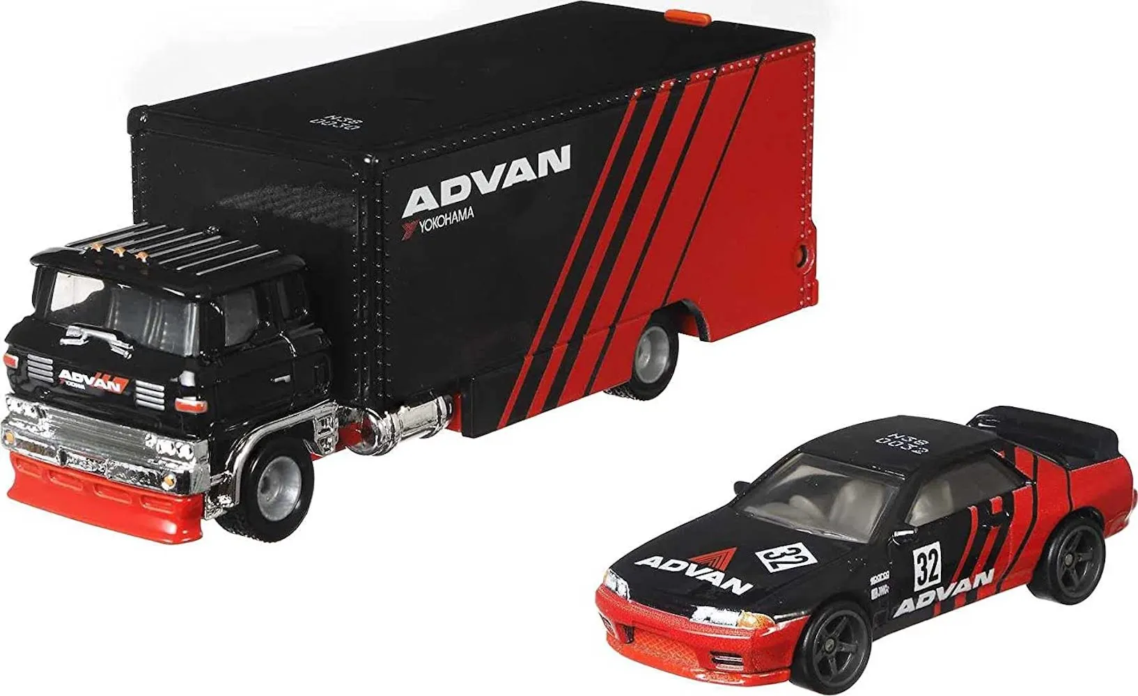 Hot Wheels 2021 Team Transport ADVAN Nissan Skyline GT-R R32 Sakura Sprinter