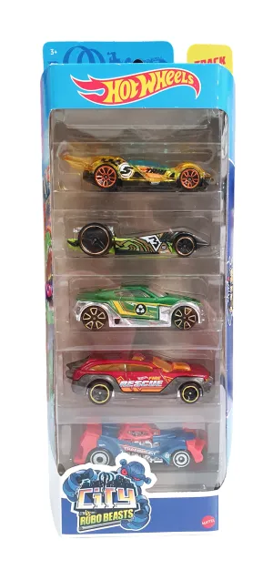 Hot Wheels 5-Pack Cars Play Set