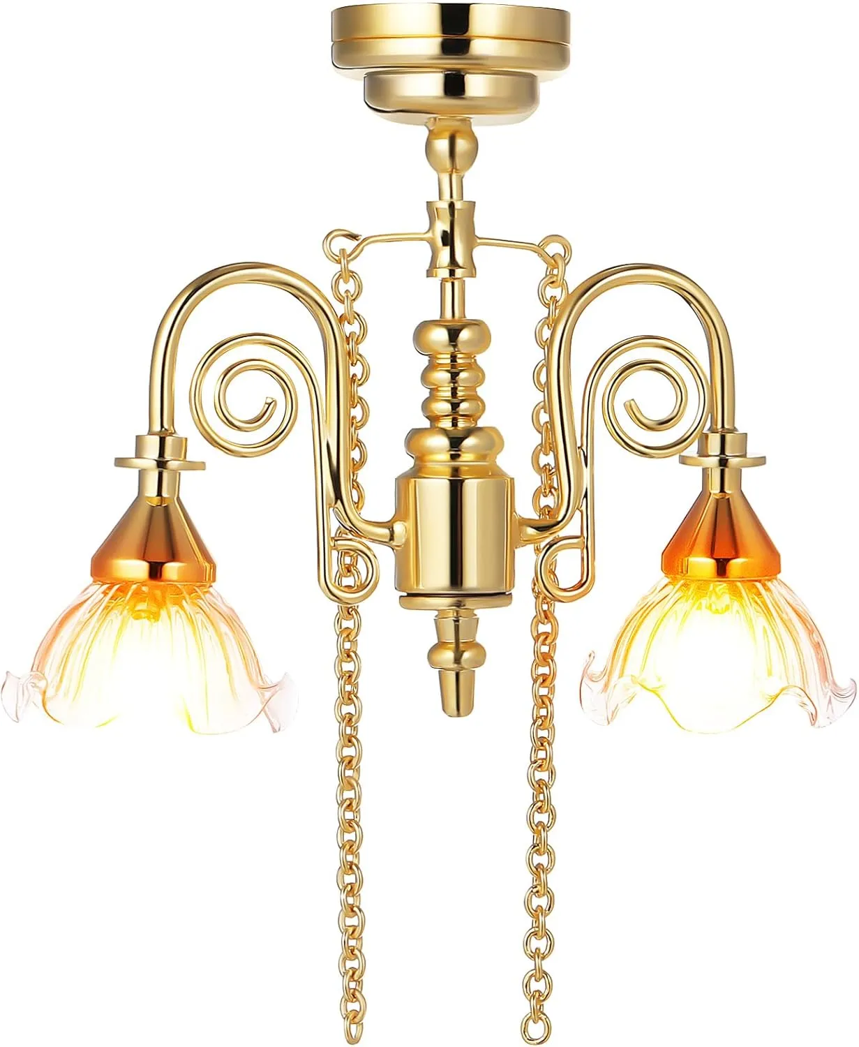 House Toy Accessory TOYANDONA Miniature Dollhouse Light Fixture Tiny Led Ceiling Lamp Magnetic Attachment Realistic Design for glaze consequence aesthetic paycheck Dollhouse Bedroom and Decoration Simulation 