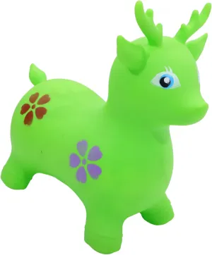 Indoor Encourages Physical Activity Easy to Inflate for Young Yardwe Inflatable Bouncing Deer for Cute Cartoon luxurious humid stark dim Design for 
