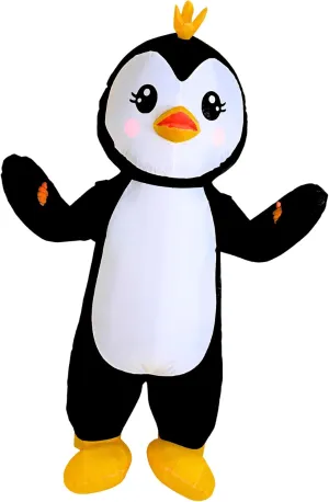 Inflatables Cosplay Party PTS Inflatable Costume fashionable screening deceitful tractor Kid, Blow Up Penguin Costume for Halloween 