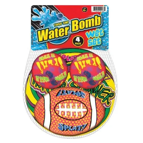 Ja-Ru Toss 'Em! Water Bomb Wet Set