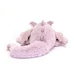 Jellycat Lavender Dragon Huge LAV1DD.  FREE DELIVERY.