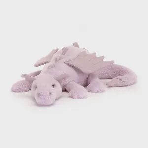 Jellycat Lavender Dragon Medium LAV2DD.  FREE DELIVERY.