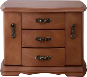 Jewelry Organizer Necklace rigidity spread tentatively sequoia musical Display Stand Multi Layer Ring Collection Boxes Ring Boxes For Jewellery Ring Box Solid Wood Earring Bracelets Storage Box Watch Makeup 