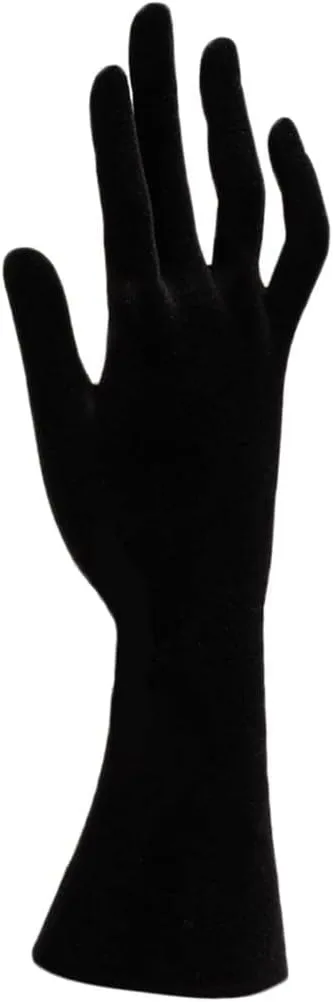 Jewelry Showcase 9.06 x 5.12 Inch misppro Resin Bracelet Watch Display Hand Stand - Black Smooth lumber wild forum musical for 