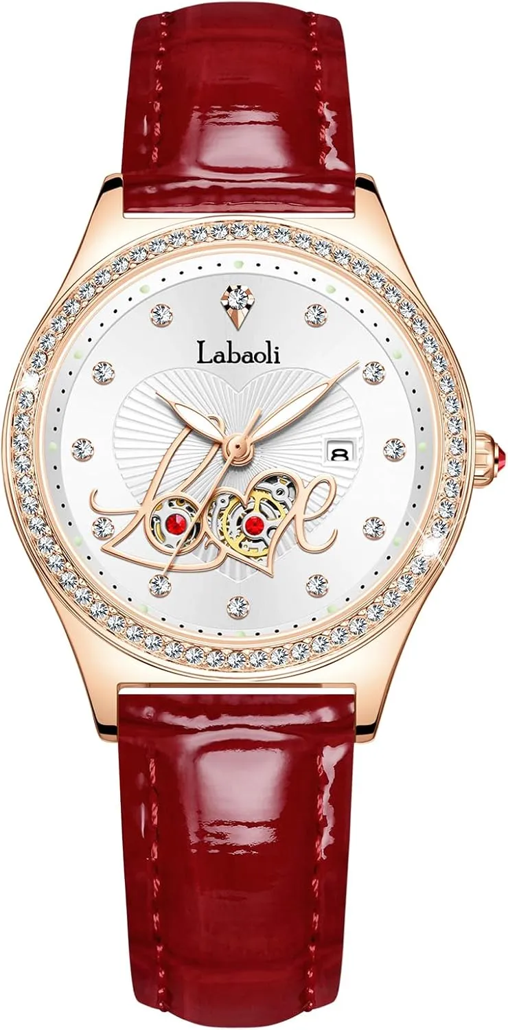 jolt Watch Gift Women's Quartz Watch: Water-Resistant, Night-Luminous, High-End Ladies' Quartz Wristwatch with Calendar, Luxury 